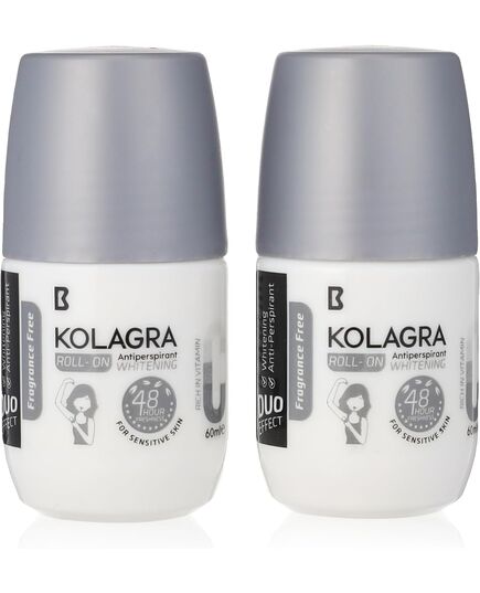 Kolagra Roll on Fragrance Free Duo Effect 1+1 Rich in Vitamin
