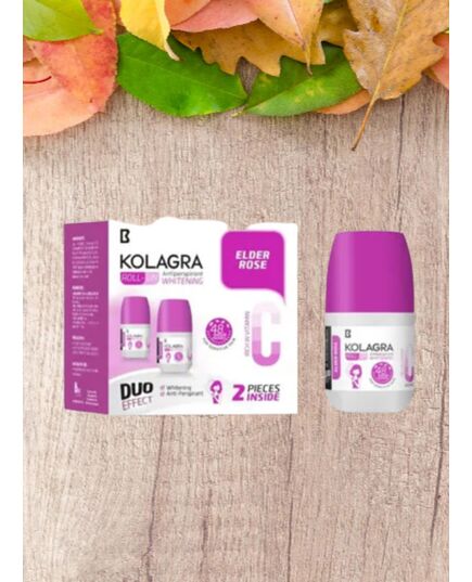 KOLAGRA ROLL ON ELDER ROSE 2PCS