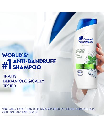 Head & Shoulders Shampoo Menthol, 400+200ml