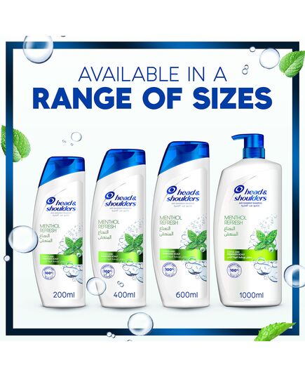 Head & Shoulders Menthol Refresh 2in1 Anti-Dandruff Shampoo with Conditioner 400 ml