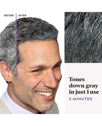 Just For Men Touch of Gray, Gray Hair Coloring for Men with Comb Applicator, Great for a Salt and Pepper Look - Black, T-55 (Packaging May Vary)
