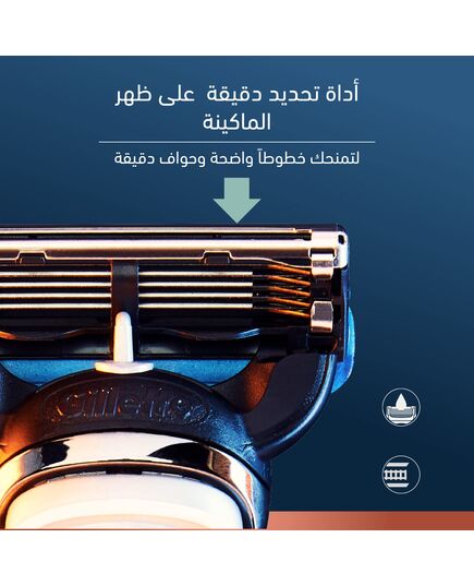 King C. Gillette Shave & Edging Razor Blades for Men, Pack of 3 Refills, with Built-in Single Blade Precision Trimmer