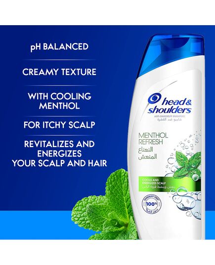Head & Shoulders Shampoo Menthol, 400+200ml