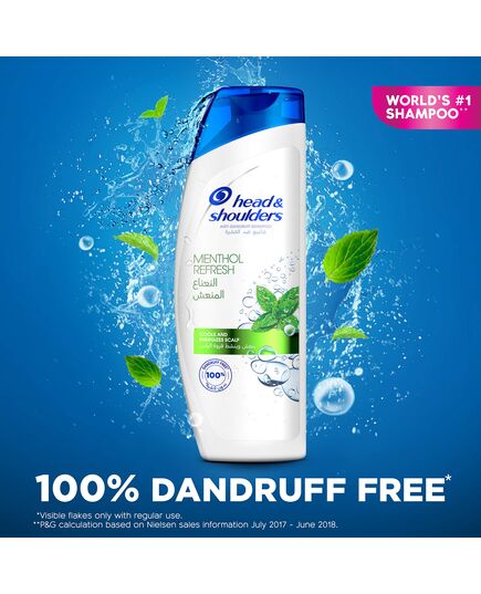 Head & Shoulders Menthol Refresh Shampoo, 600 ml