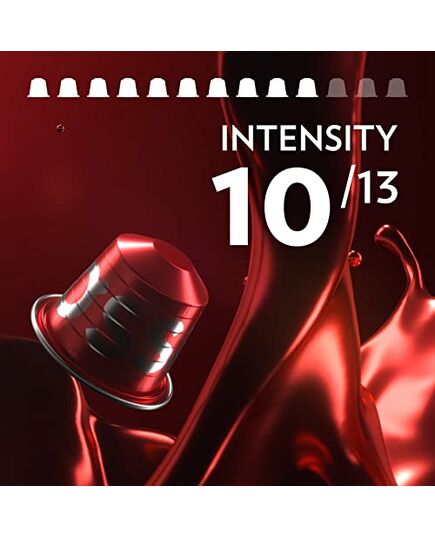 Lavazza Qualità Rossa, Full-bodied and Balanced Espresso, 10 Capsules, Nespresso Compatible Package design may vary