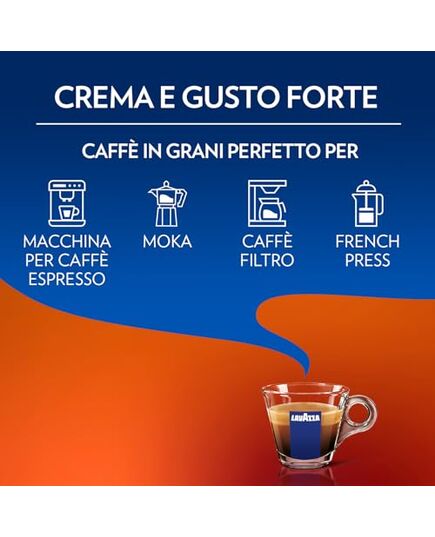 Lavazza Espresso Crema e Gusto Forte Blend Whole Beans 1kg