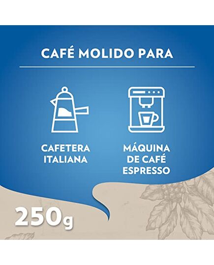 Lavazza Decaffeinated Ground Coffee Blend, Dek Classico, Arabica & Robusta, Medium Roast, 250 g Tin