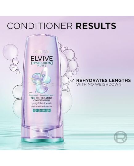L’Oréal Paris Elvive Hyaluron Pure Rehydrating Conditioner for Oily Hair 200ML