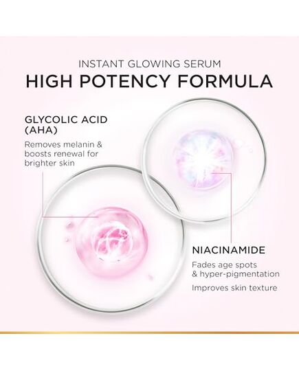 L’Oréal Paris Glycolic Bright & Anti Dark Spot Face Serum, Instant Glow 15 ml
