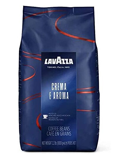 Lavazza Espresso Crema E Aroma Beans, 1000gm (2 Pack)