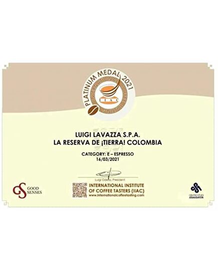 Lavazza Beans Tierra Colombia 1Kg