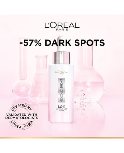 L’Oréal Paris Glycolic Bright & Anti Dark Spot Face Serum, Instant Glow 15 ml