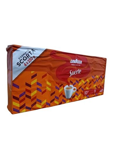 Lavazza Suerte, Ground Coffee blend 1000 g - (4x250 g)