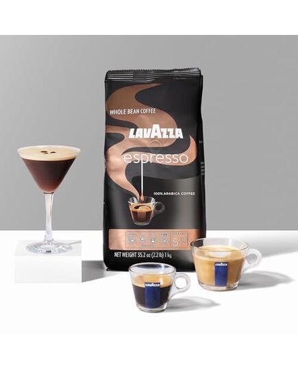 Lavazza Espresso Italiano Whole Bean 1 KG Coffee Blend, Medium Roast, (2.2LB)
