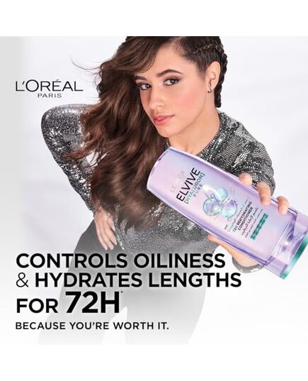 L’Oréal Paris Elvive Hyaluron Pure Rehydrating Conditioner for Oily Hair 200ML