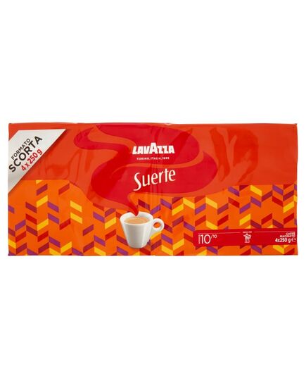 Lavazza Suerte, Ground Coffee blend 1000 g - (4x250 g)