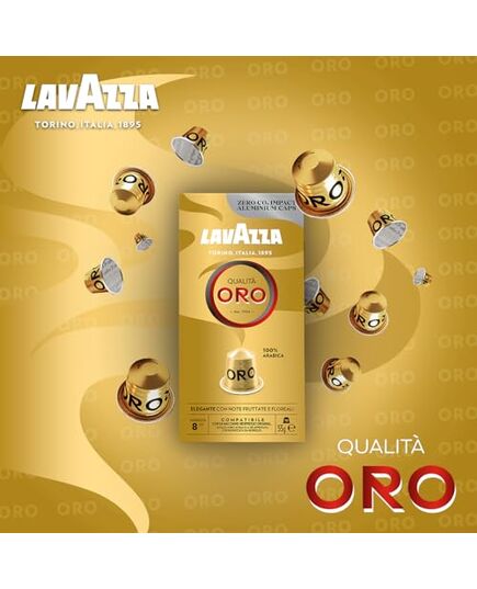 Lavazza Qualita Oro Compatible Capsules With Nespresso 10 Capsules