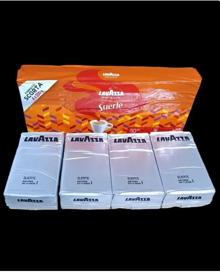 Lavazza Suerte, Ground Coffee blend 1000 g - (4x250 g)