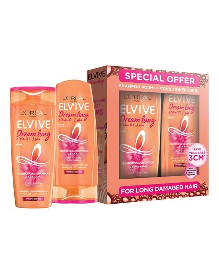L’Oréal Paris L'Oreal Elvive Dream Long Shampoo 400ml and Conditioner 400ml Dual Pack