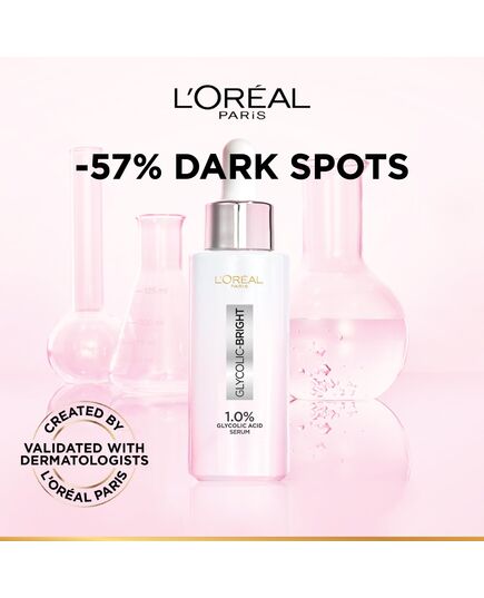 L’Oréal Paris Glycolic Bright & Anti Dark Spot Face Serum, Instant Glow 15 ml