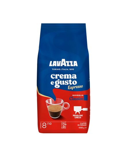 Lavazza Crema E Gusto Classico 8/10 Intensita, 1kg