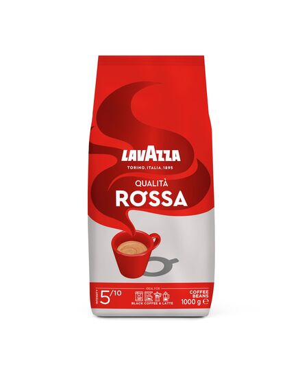 Lavazza Qualità Rossa Whole Bean Coffee, Medium Roast, 1 Kg