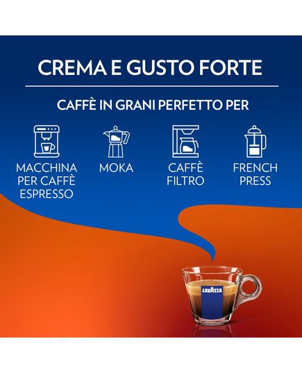 Lavazza Espresso Crema e Gusto Forte Blend Whole Beans 1kg