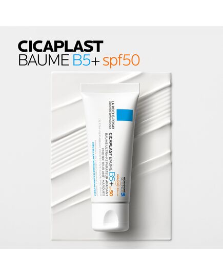 La Roche-Posay Cicaplast Baume B5+ SPF 50: Soothing Repairing Balm for Dry, Irritated, & Sun-Exposed Skin 40ml