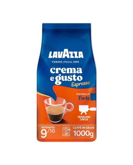 Lavazza Espresso Crema e Gusto Forte Blend Whole Beans 1kg