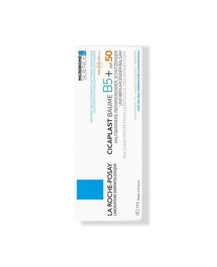 La Roche-Posay Cicaplast Baume B5+ SPF 50: Soothing Repairing Balm for Dry, Irritated, & Sun-Exposed Skin 40ml