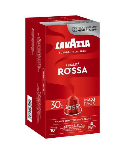 Lavazza Qualita Rossa Compatible Capsules With Nespresso 30 Capsules Yellow