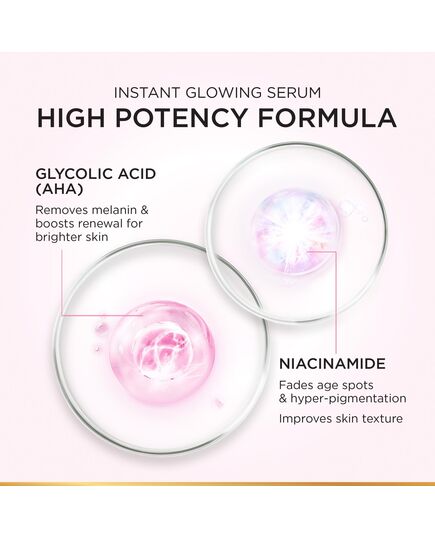 L’Oréal Paris Glycolic Bright & Anti Dark Spot Face Serum, Instant Glow 15 ml
