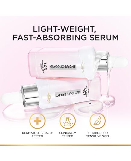L’Oréal Paris Glycolic Bright & Anti Dark Spot Face Serum, Instant Glow 15 ml