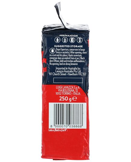 Lavazza Crema E Gusto, 250g gemahlen