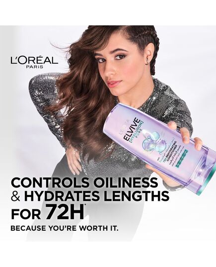 L’Oréal Paris Elvive Hyaluron Pure Rehydrating Conditioner for Oily Hair 200ML