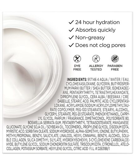 L’Oreal Paris Collagen Daily Face Moisturizer, Anti Aging Face Cream to Reduce Wrinkles and Provide Intense Hydration, 1.7 oz