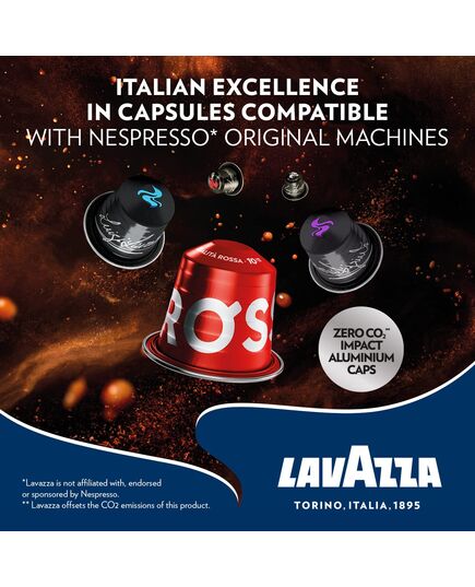 Lavazza Qualita Rossa Compatible Capsules With Nespresso 30 Capsules Yellow