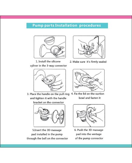 La Frutta MuM Wide Press Manual Breast Pump, Milk Pump, Soft & Gentle, Manual, BPA Free, Wide neck baby bottle 150 ml,Silicone nipple.