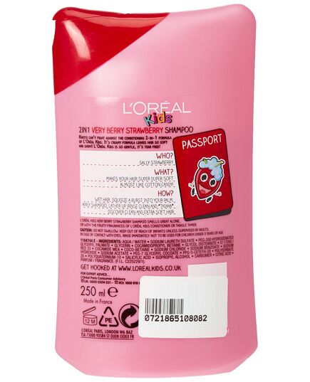 L’Oréal Paris Kids Very Berry Strawberry Shampoo - 250 Ml