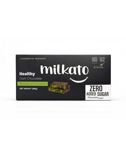 Milkato Milk Chocolate Bar Konafa And Pistachio 160 Gm