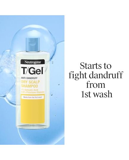 Neutrogena T/Gel Anti-Dandruff Shampoo for Dry Hair, Mix, 250 ml