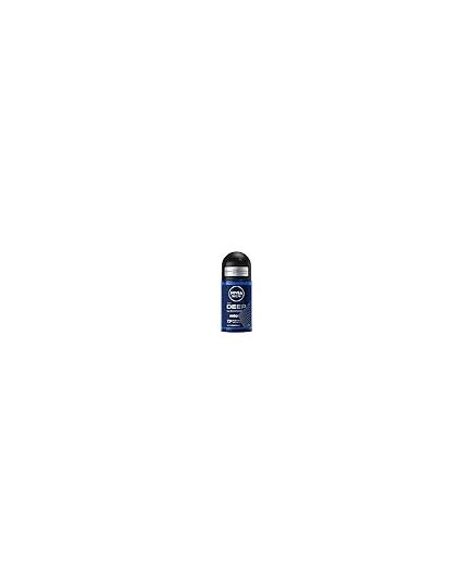 NIVEA MEN Antiperspirant Roll-on for Men, DEEP Black Carbon Antibacterial, Dark Wood Scent, 50ml