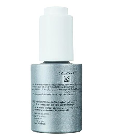 Neutrogena Retinol Boost Intensive Care Serum, Contains Pure Retinol & Hyaluronic Acid, Strengthens, Smoothes & Brightens Skin, Anti-Aging, 30ml