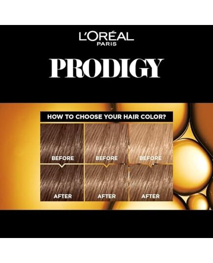 L’Oréal Paris Prodigy Permanent Oil Hair Color 7.1 - Silver Ash Blonde, 180ml