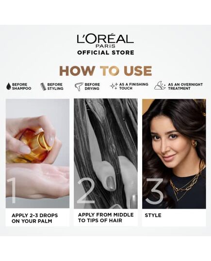 L’Oréal Paris L'Oréal Paris Elvive Extraordinary Oil Serum For Dry Hair Types, 100ml