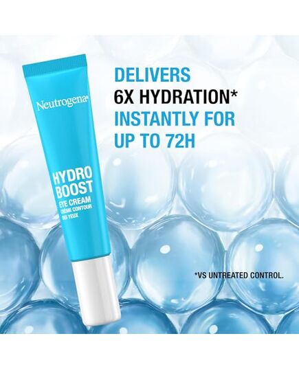 Neutrogena Hydro Boost Eye Cream, Deeply Hydrates Skin, Reduces Signs of Eye Fatigue, Oil-Free Formula, 15ml