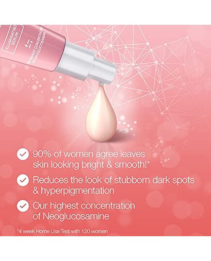 Neutrogena Illuminating Serum, Bright Boost, Reduces appearance of dark spots, uneven skin tone and fine lines, Prevents skin aging for brighter skin, 30ml Serum