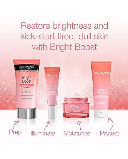 Neutrogena Illuminating Serum, Bright Boost, Reduces appearance of dark spots, uneven skin tone and fine lines, Prevents skin aging for brighter skin, 30ml Serum