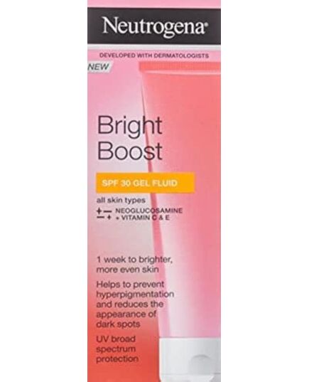 Neutrogena Gel Fluid SPF30, Bright Boost, 50ml
