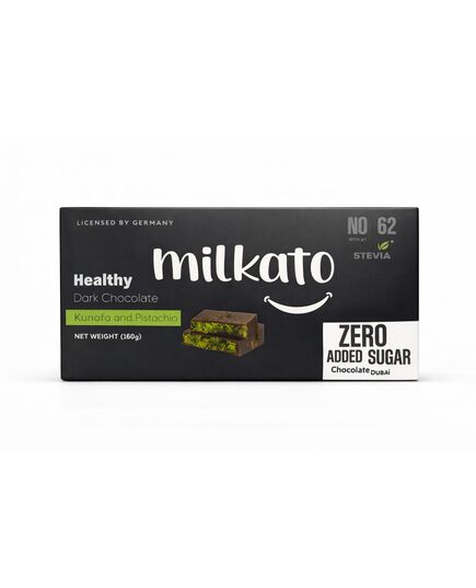 Milkato Milk Chocolate Bar Konafa And Pistachio 160 Gm